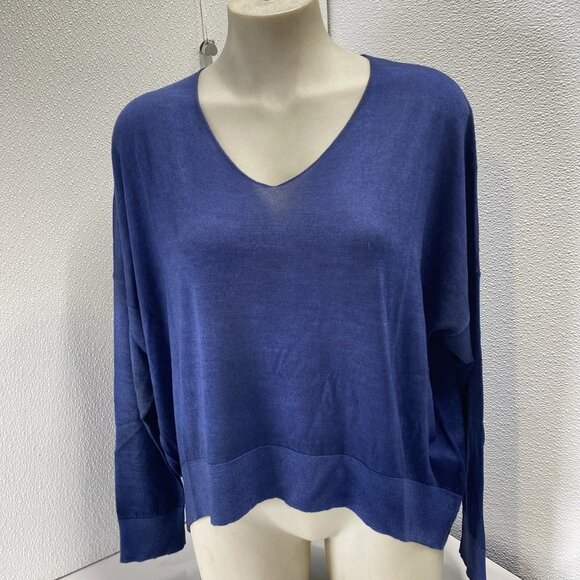 Avant Toi Women’s Maglia Cashmere Silk High-Low Sweater